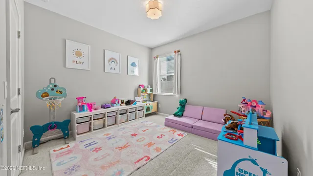 a children room with toys