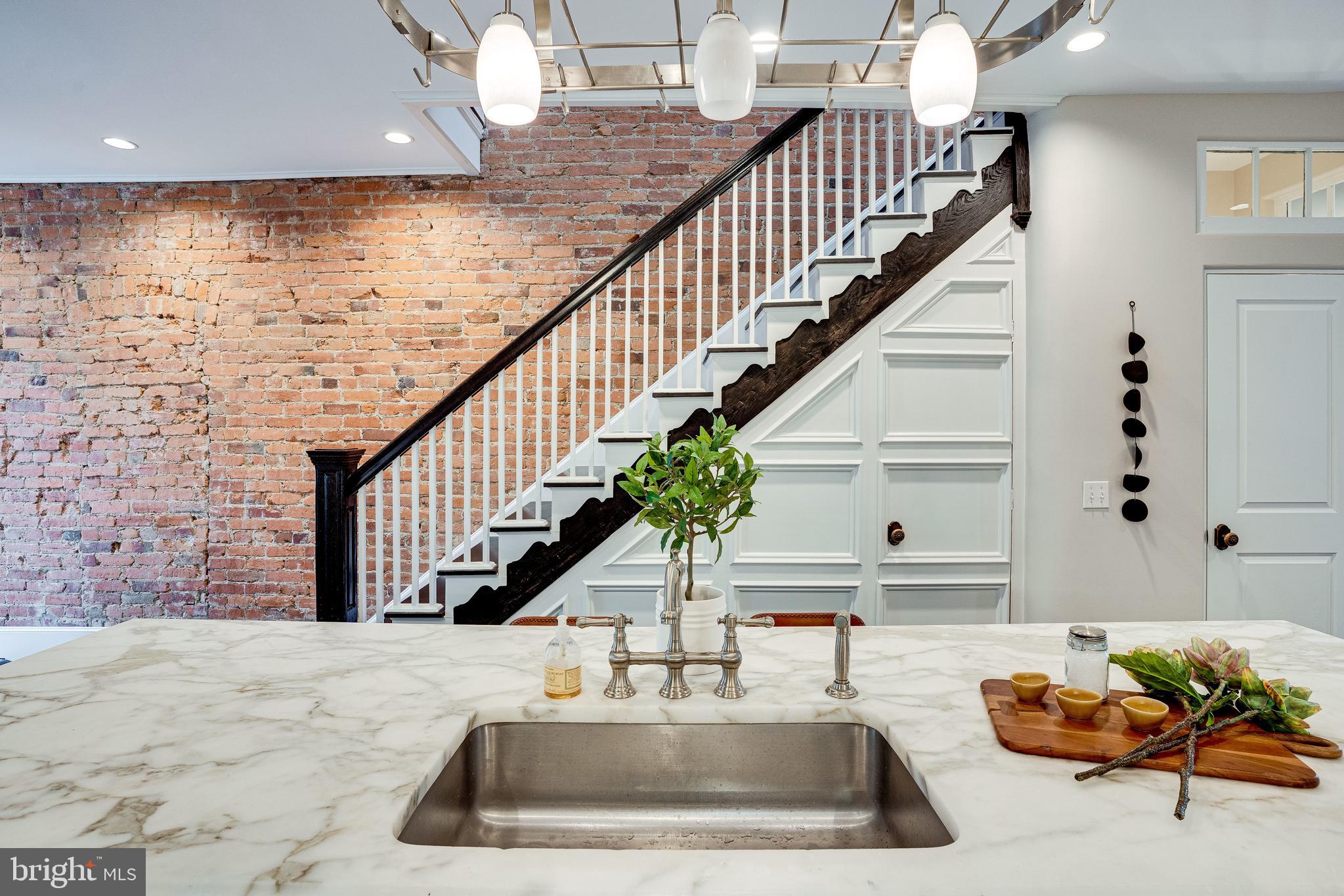 405 K Street Northeast Washington, DC 20002 - Photo 14 of 58 Wainscoting hides storage closet. Powder rm to rt