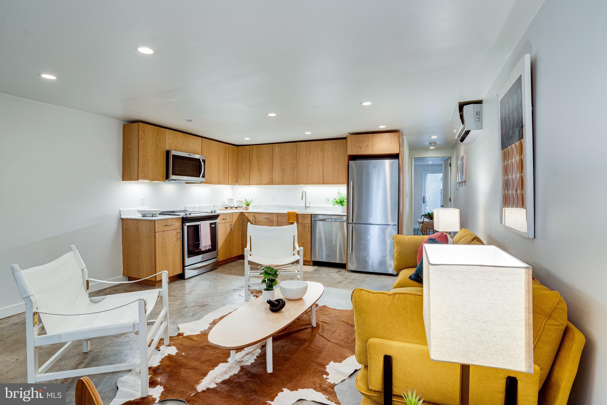 405 K Street Northeast Washington, DC 20002 - Photo 42 of 58 Radiant floor heat + mini-split AC. Comfy tenants