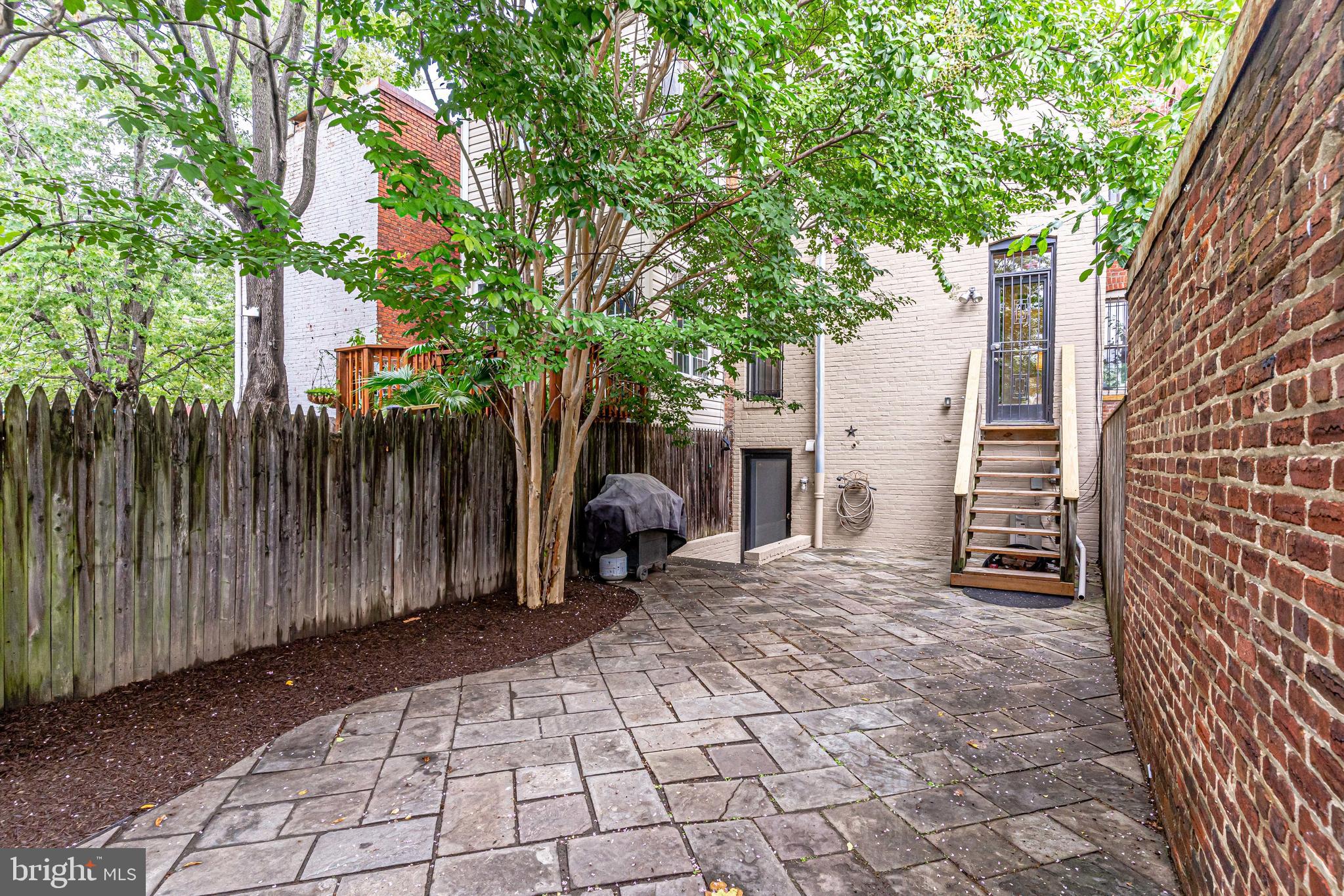 405 K Street Northeast Washington, DC 20002 - Photo 51 of 58 Deep rear patio looking toward house