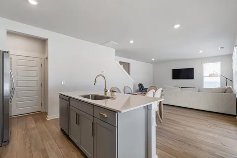 a view of a bedroom with window