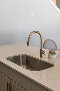 a close view of door lock