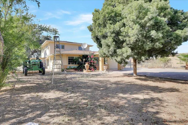 a view of a street with houses