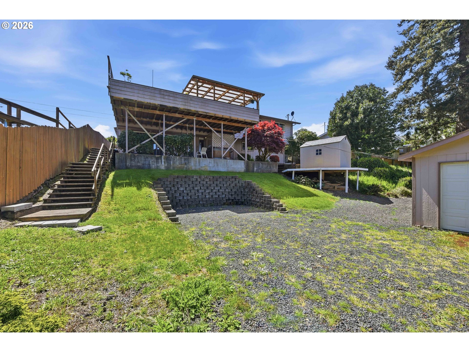 2820 Country Club Court Reedsport, OR 97467 - Photo 33 of 37 Backyard