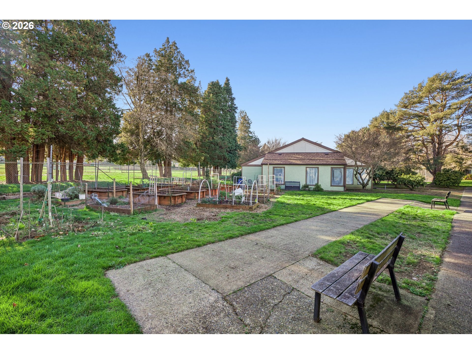 3383 Northeast 162nd Avenue Portland, OR 97230 - Photo 18 of 27 a view of yard with swimming pool and green space