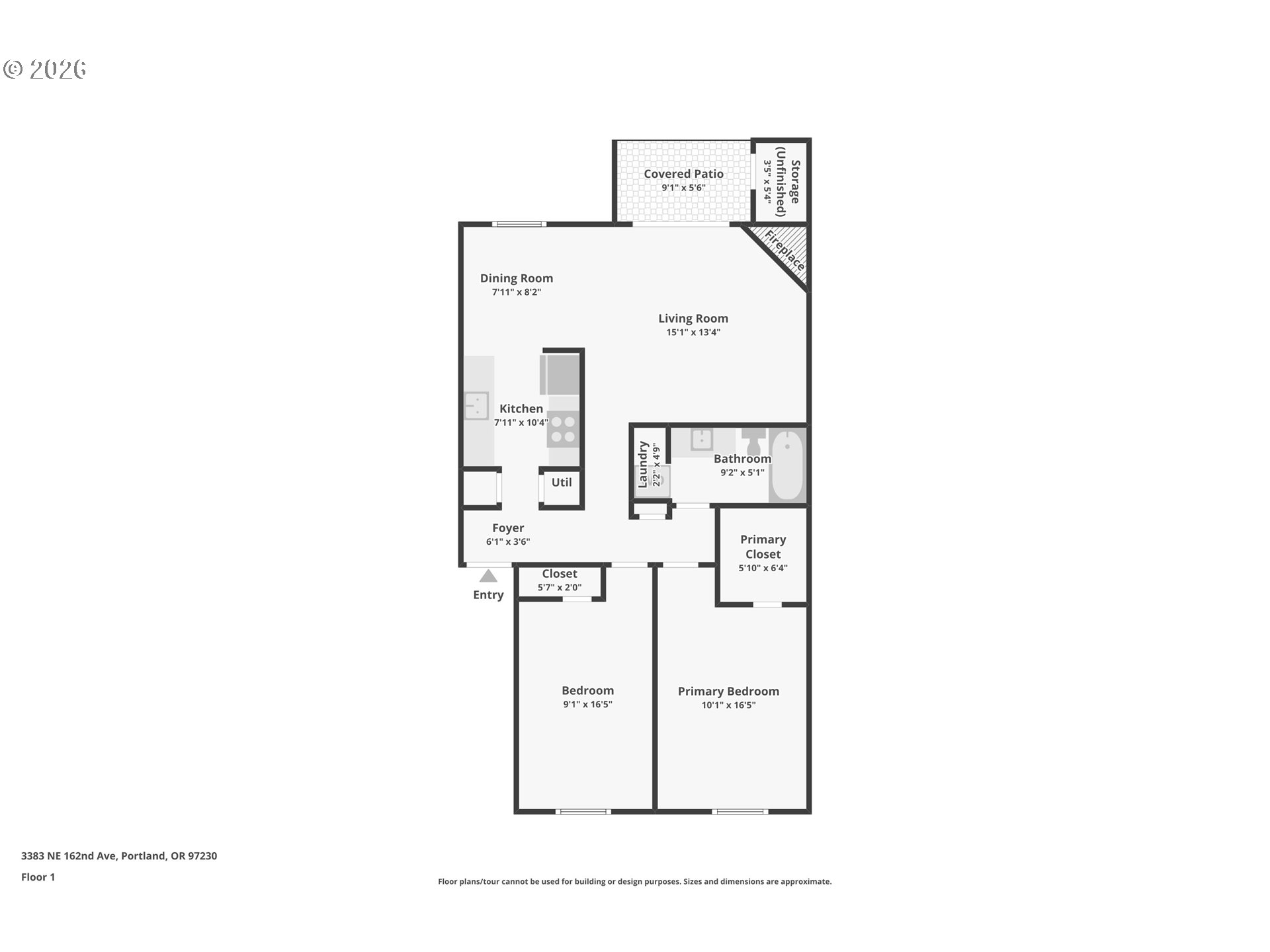 3383 Northeast 162nd Avenue Portland, OR 97230 - Photo 27 of 27 a picture of floor plan