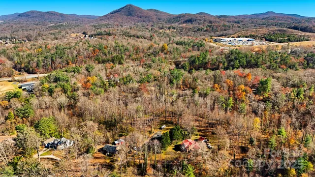 a view of city and mountain