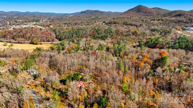 a view of city and mountain