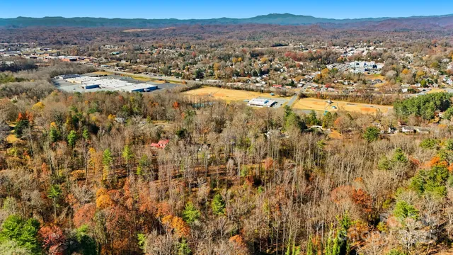 a view of city and mountain view