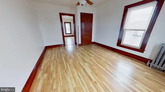 a view of wooden floor in a room