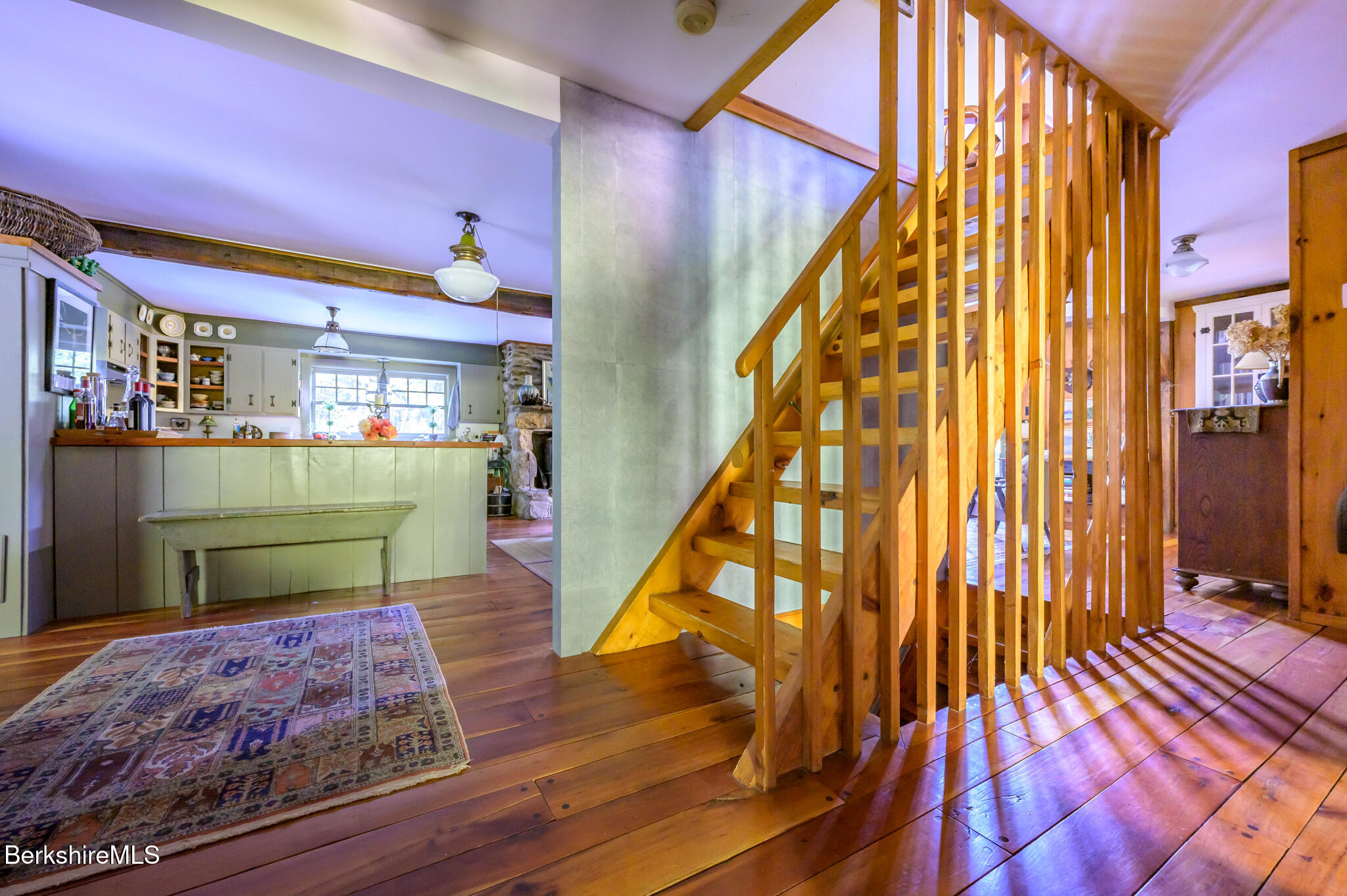 40 Veeley Road Sheffield, MA 01257 - Photo 26 of 40 STAIRWAY TO SECOND FLOOR