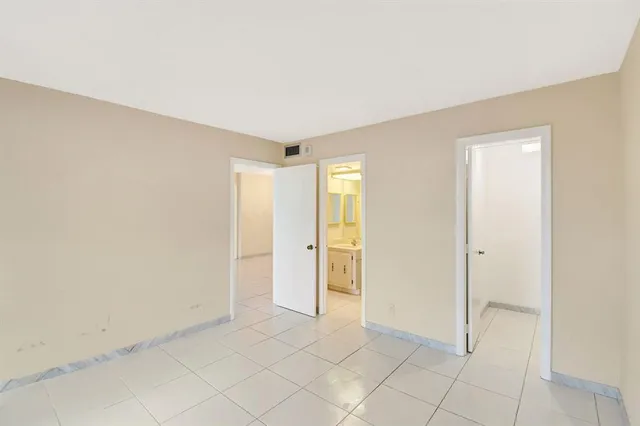 a view of an empty room