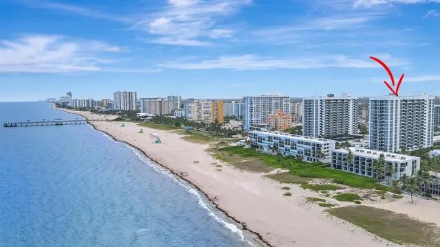 a view of a city with tall buildings