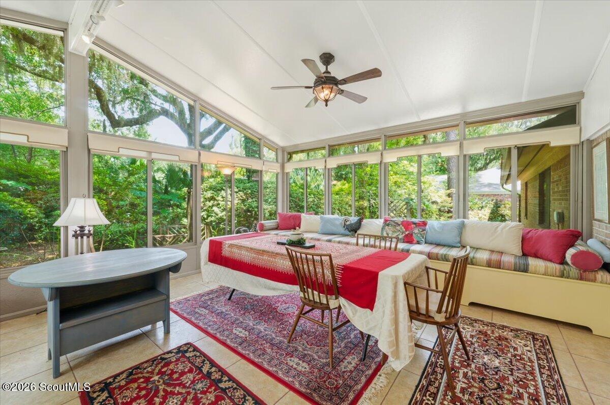 554 Old Plantation Road Jekyll Island, GA 31527 - Photo 37 of 58 Sunroom overlooking the backyard