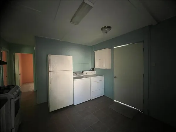 a room with storage and utility