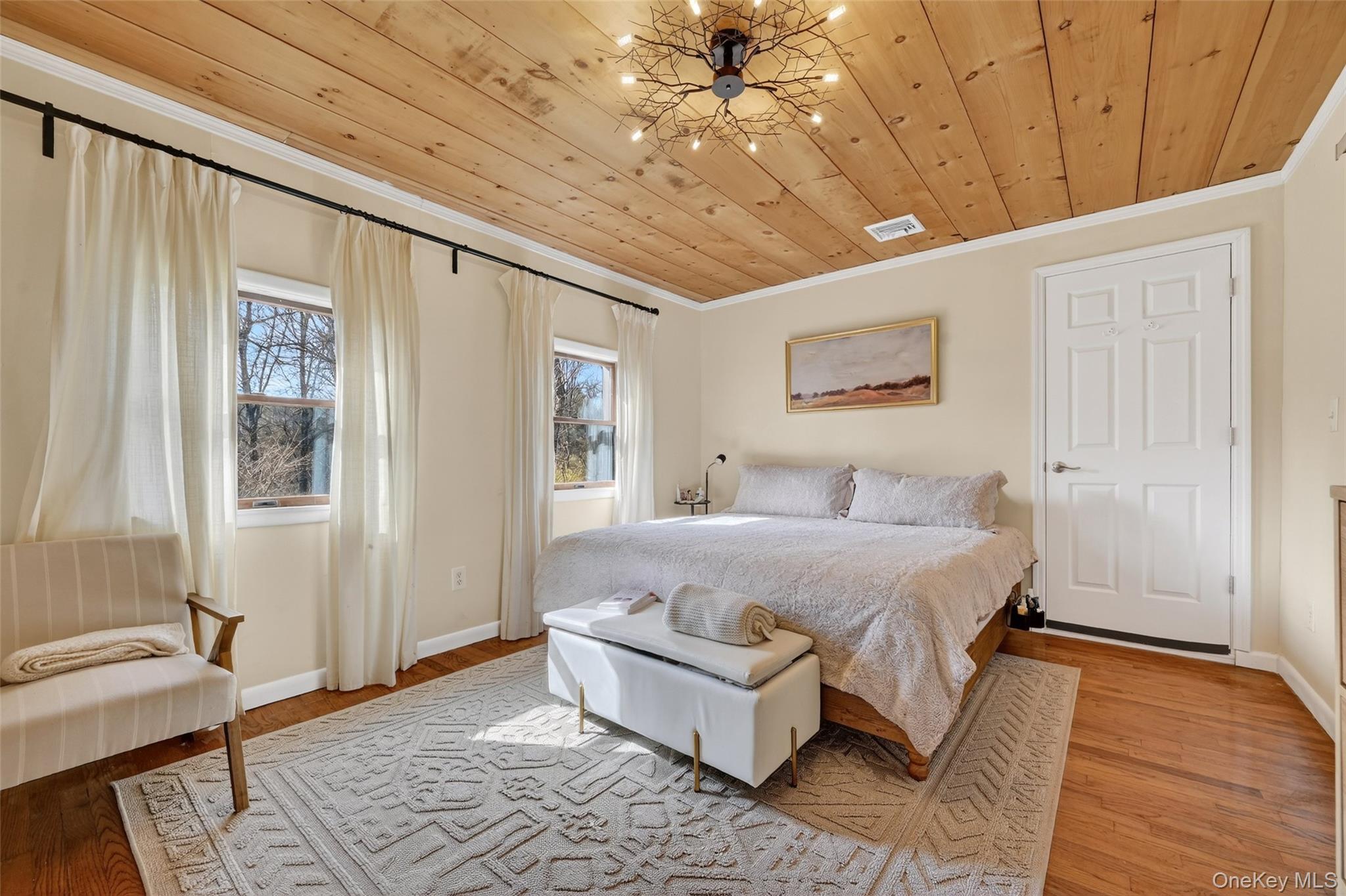 96 Lower Wisner Road Warwick, NY 10990 - Photo 21 of 34 Hardwood flooring complemented by a detailed area rug