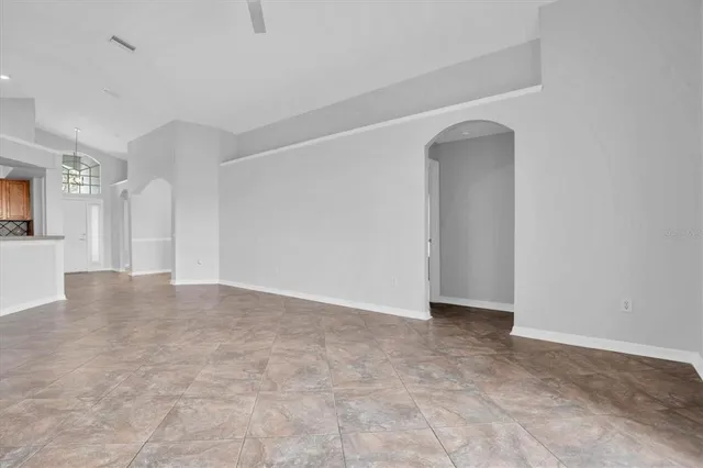 a view of an empty room