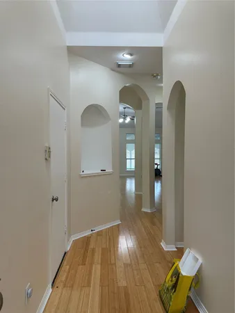 wooden floor in an empty room