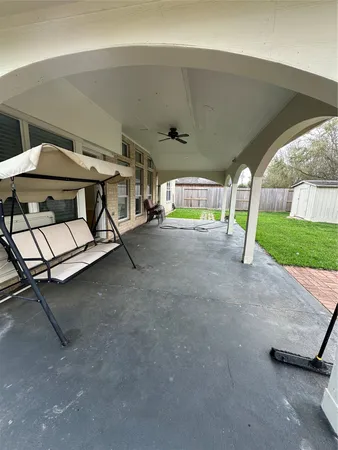 a view of an outdoor space and parking