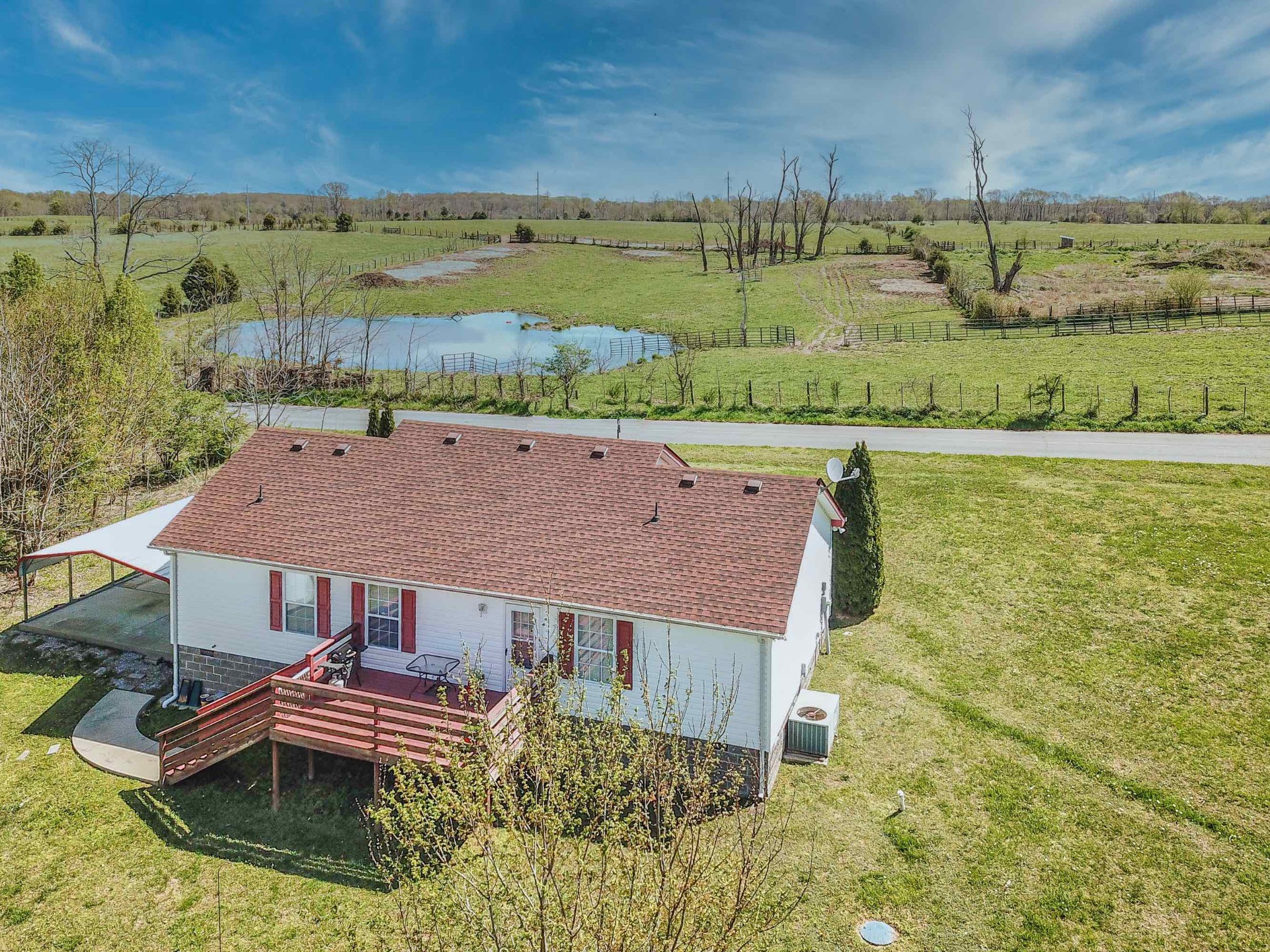 105 Tom Ferrell Road Portland, TN 37148 - Photo 4 of 31 an aerial view of a house with a yard