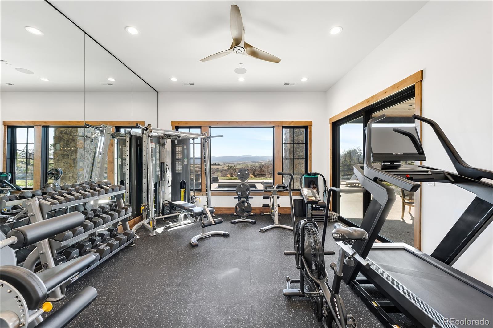 3148 Keep Drive Sedalia, CO 80135 - Photo 25 of 44 a view of a room with gym equipment
