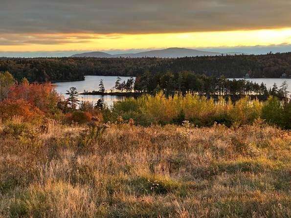 881 Pond Road Gouldsboro, ME 04607 - Photo 2 of 69 sunset over Jones Pond w:mountain view