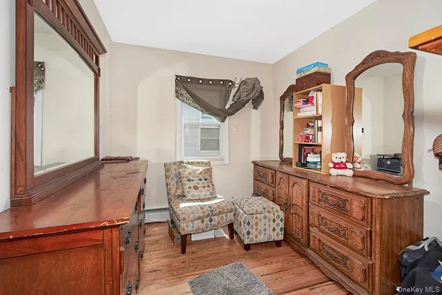 a view of a workspace with furniture and toys