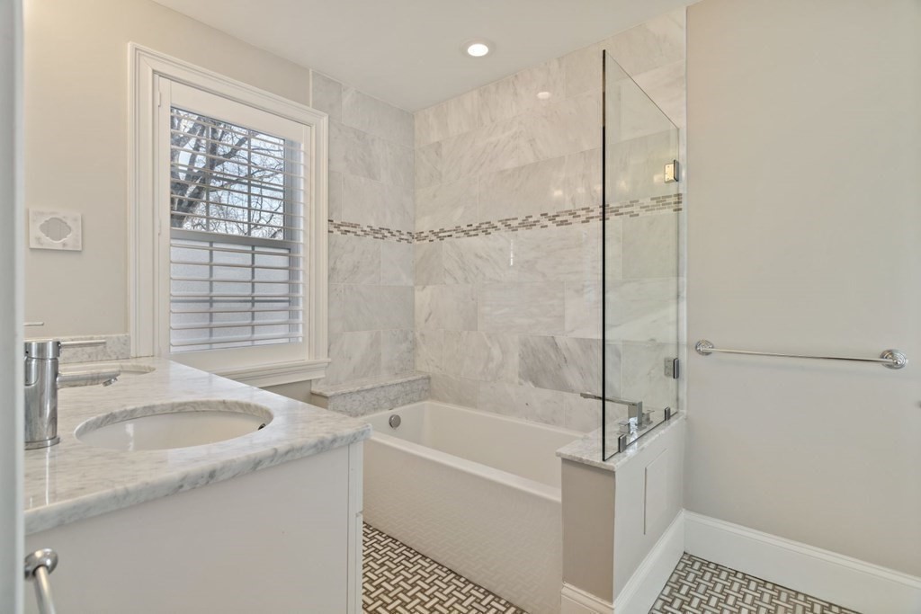 23 Thomas Road Wellesley, MA 02482 - Photo 16 of 23 a bathroom with a bathtub and a sink