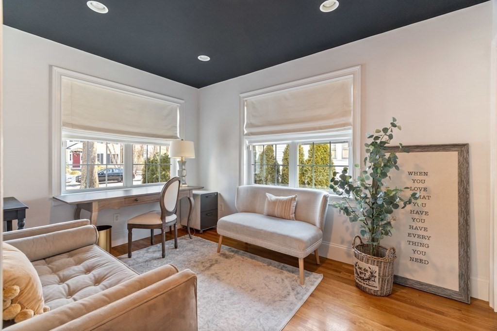 23 Thomas Road Wellesley, MA 02482 - Photo 7 of 23 a living room with furniture and a potted plant