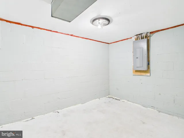 a view of a wall with rack on the wall