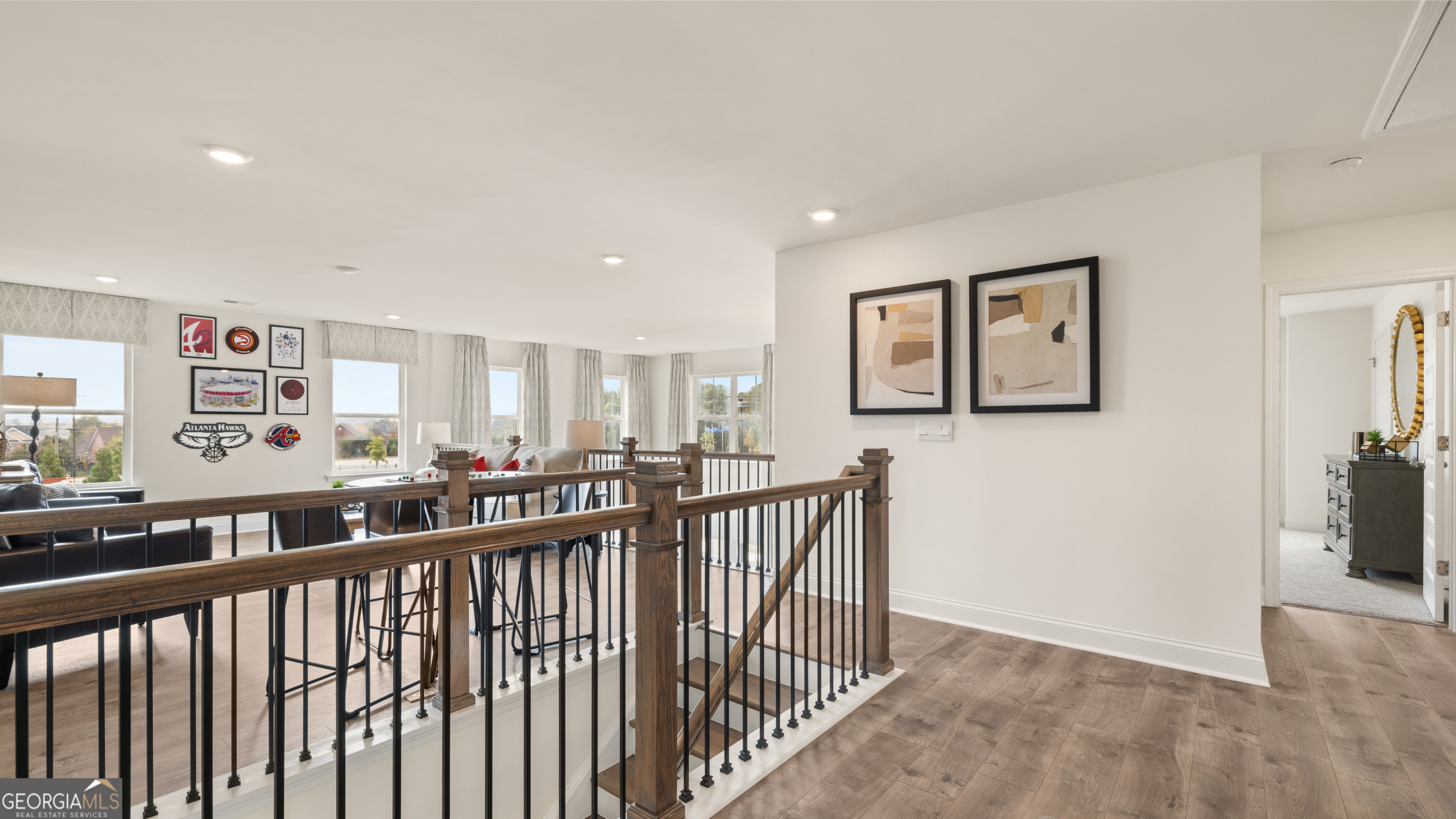 1624 Bernard Court Hampton, GA 30228 - Photo 53 of 75 a view of a balcony and wooden floor
