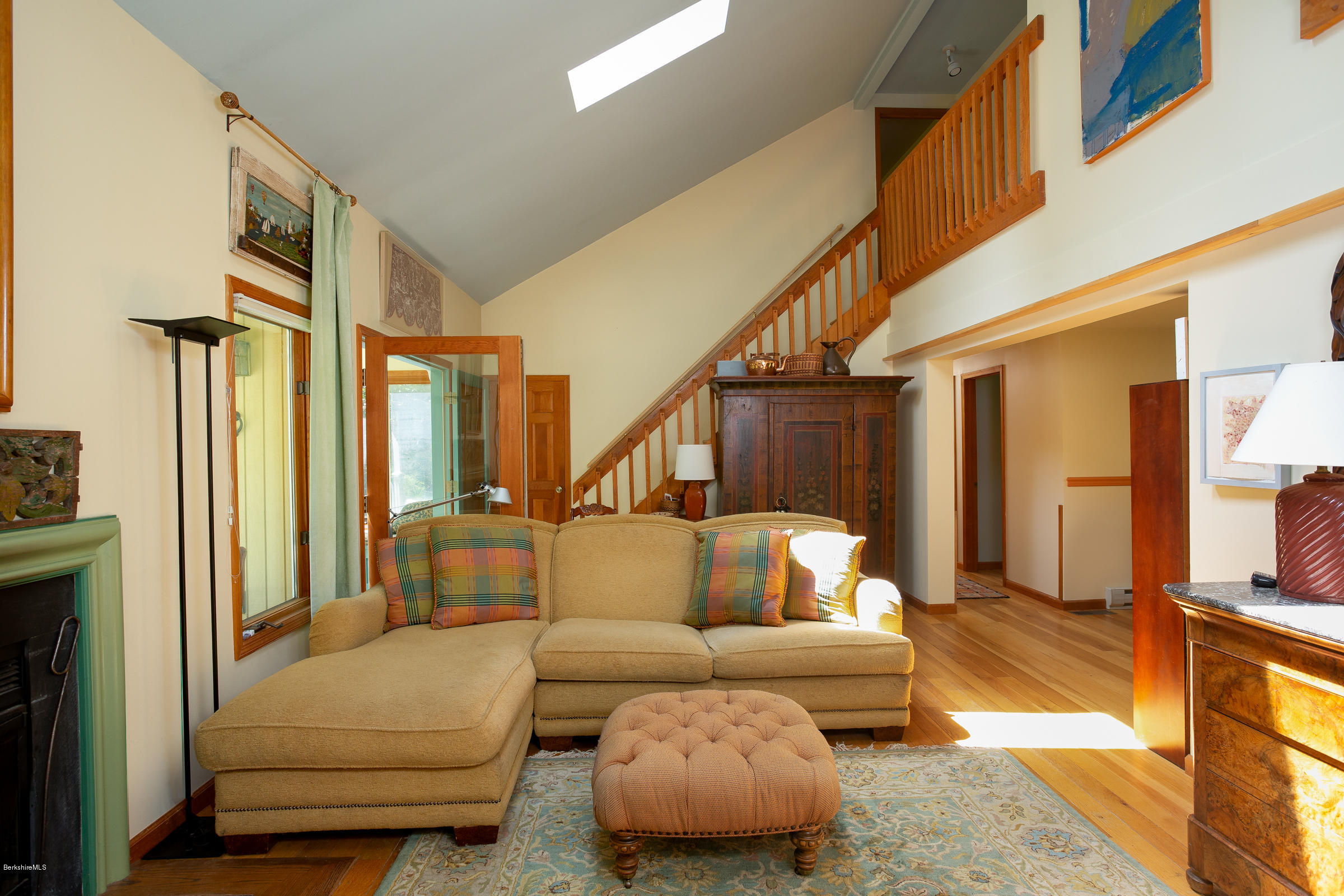 23 Griswold Road Monterey, MA 01245 - Photo 8 of 23 a living room with furniture and a fireplace