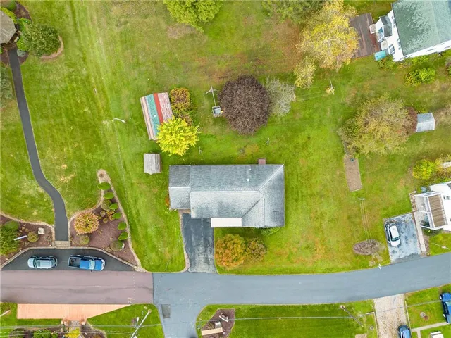 view of building with sign board