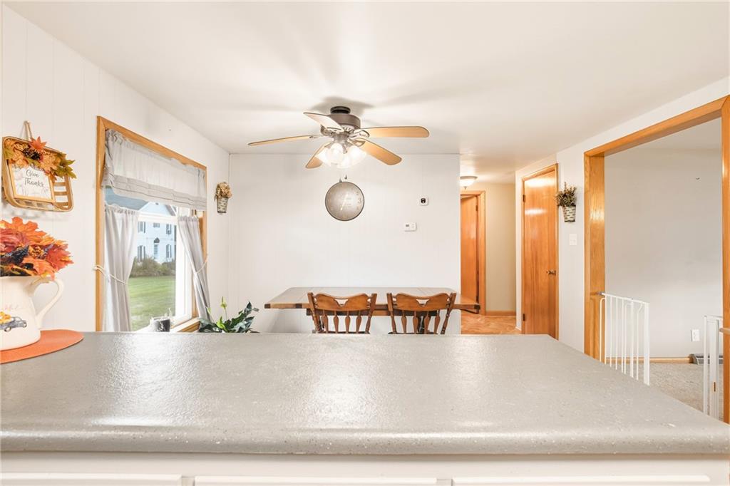 309 High Street Berlin, PA 15530 - Photo 6 of 36 a view of a counter space with a sink and chandelier