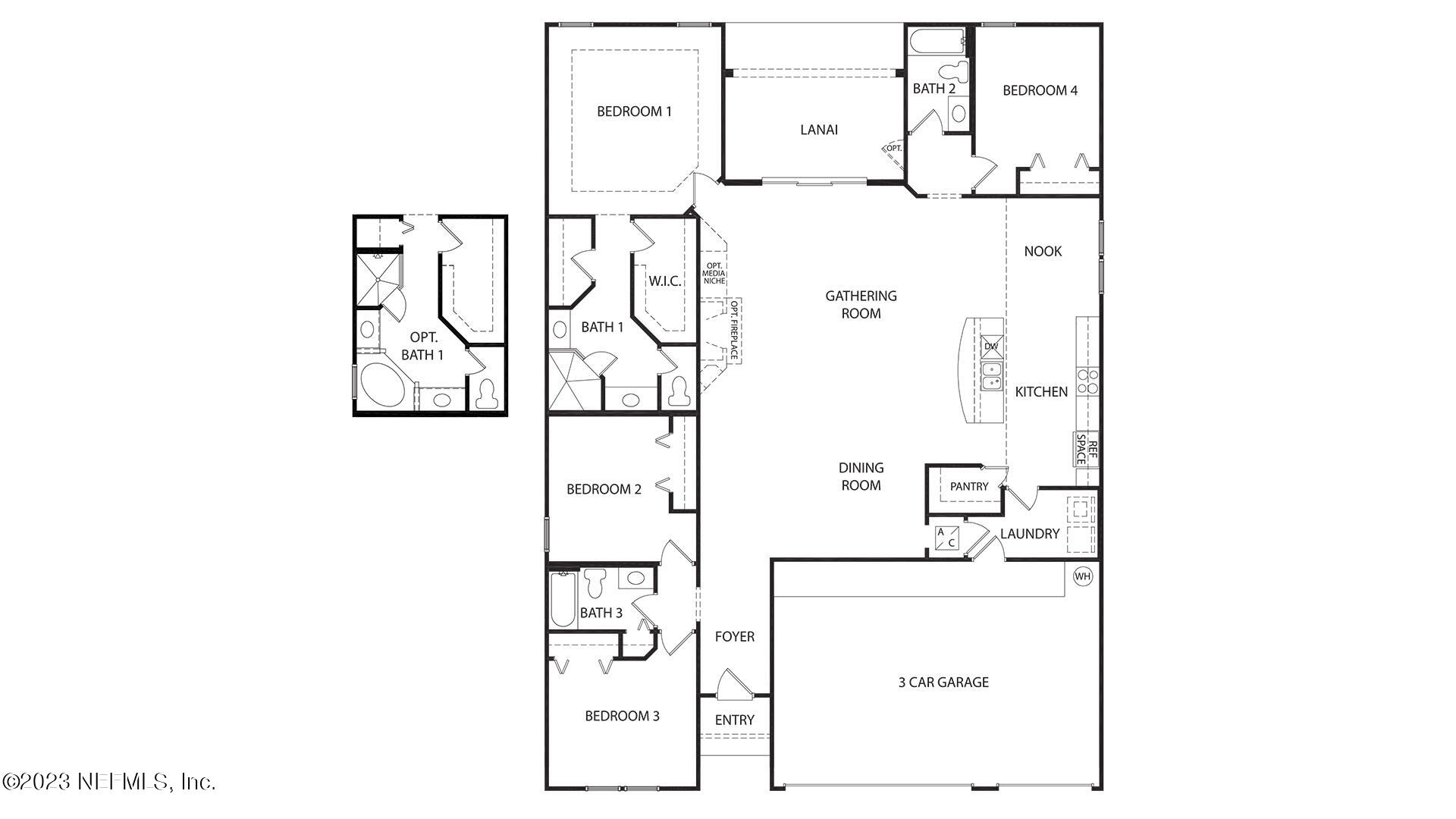 23 Riva Ridge Court Jacksonville, FL 32218 - Photo 33 of 33 2363Destin_Floorplan_JUN2022
