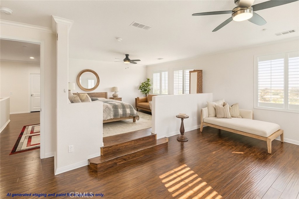 18458 Hidden Ranch Road Riverside, CA 92508 - Photo 11 of 30 a living room with furniture and a wooden floor