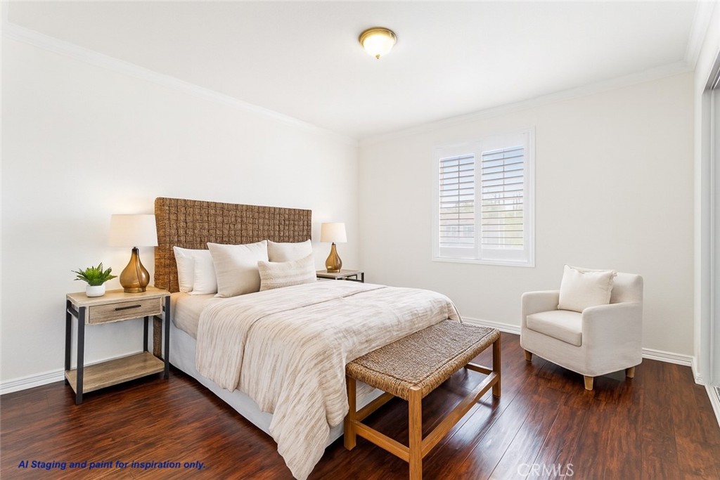 18458 Hidden Ranch Road Riverside, CA 92508 - Photo 18 of 30 a bedroom with a bed and a couch