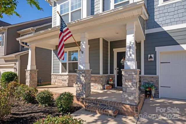 a front view of house