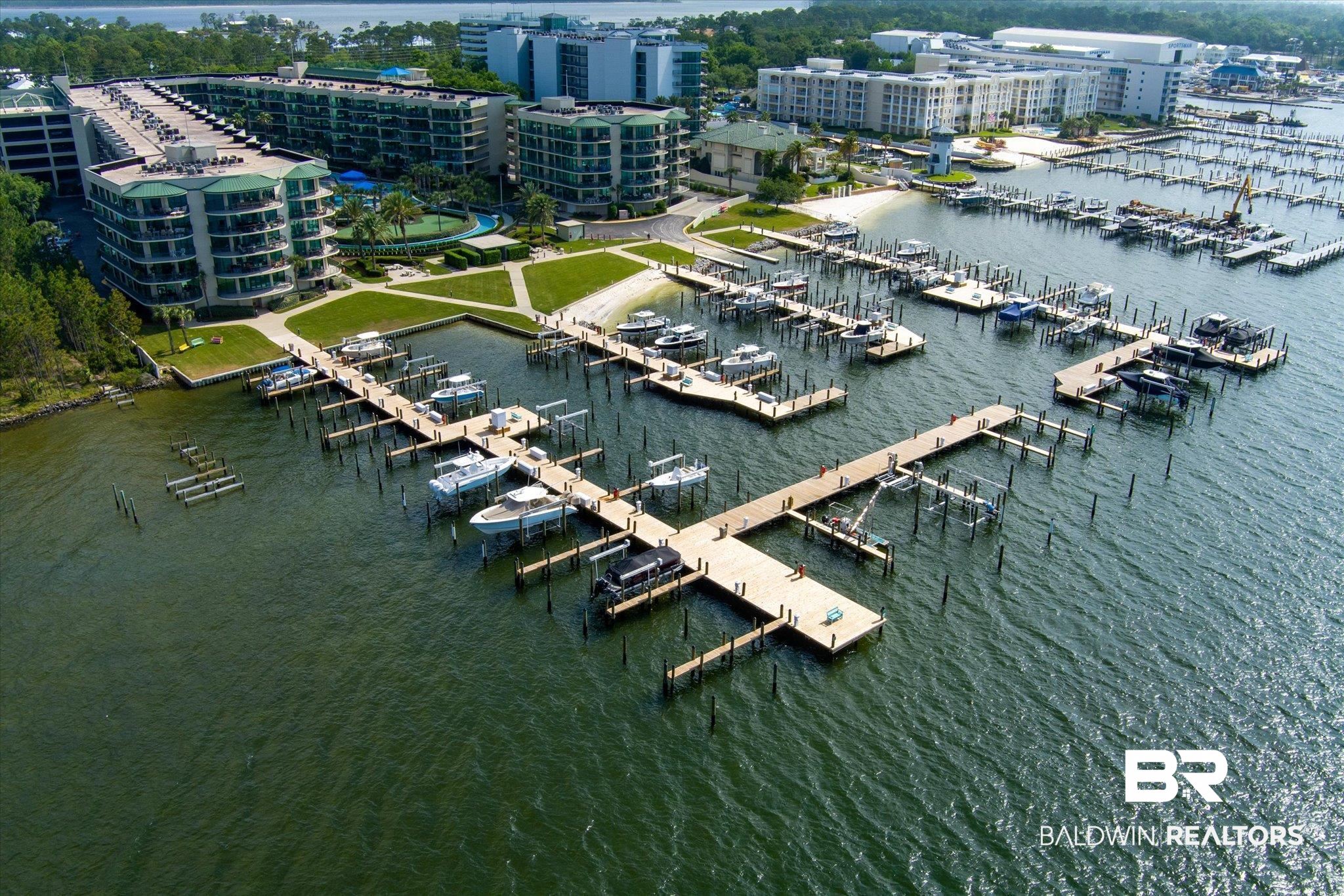 27580 Canal Road, Unit 1322 Orange Beach, AL 36561 - Photo 29 of 30 Aerial view featuring a water view