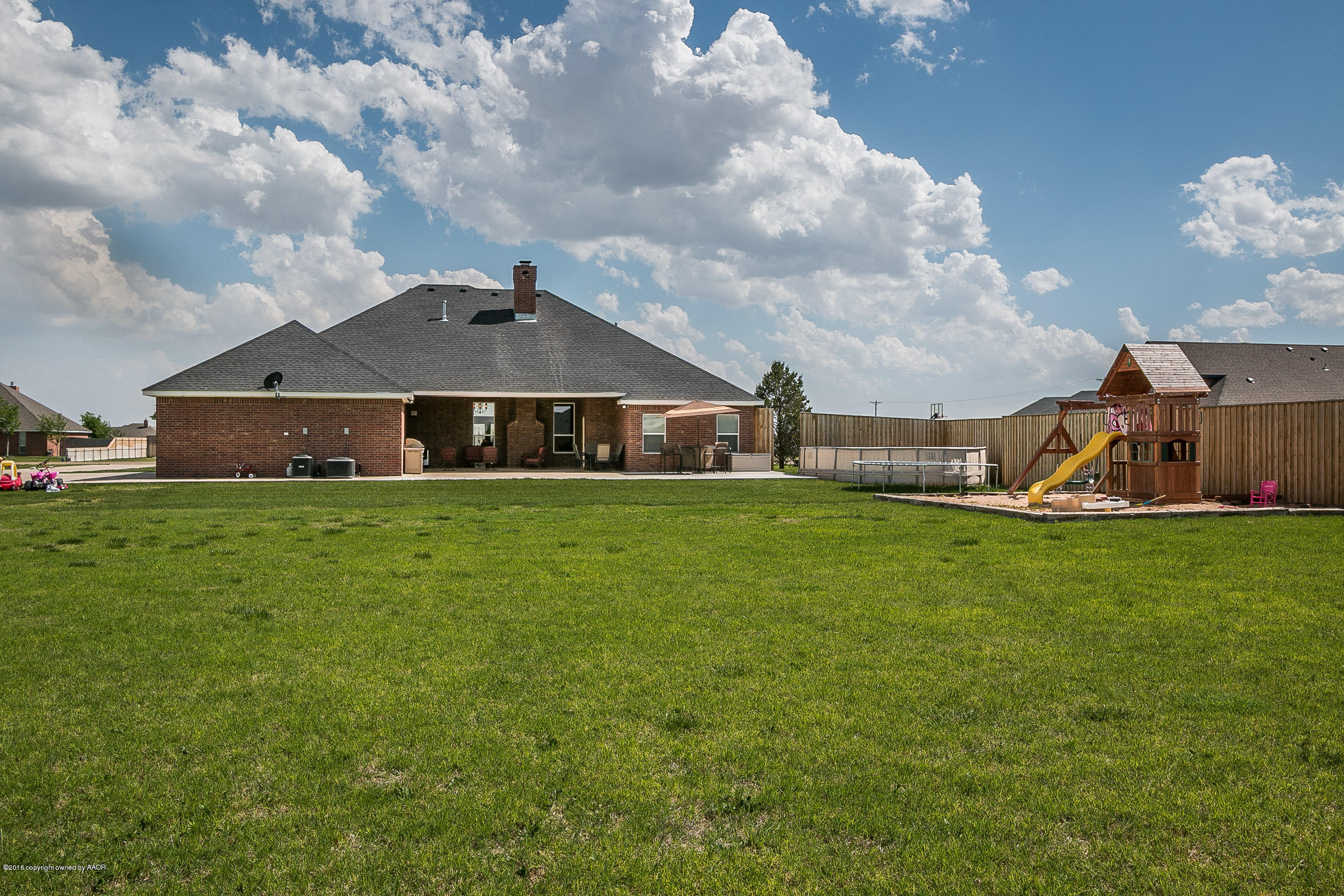 8000 Raburn Lane Canyon, TX 79015 - Photo 23 of 26 8000 Rayburn back yard patio view