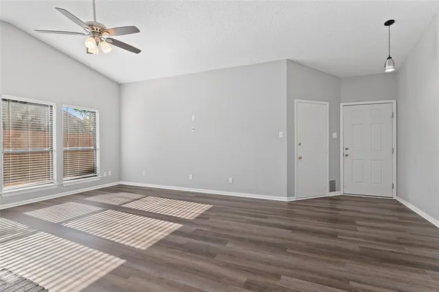 wooden floor in an empty room