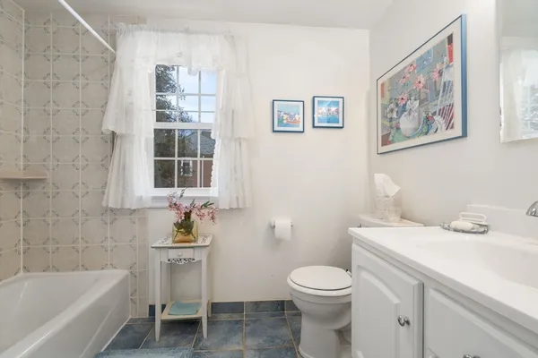 a bathroom with a toilet a sink and a bathtub