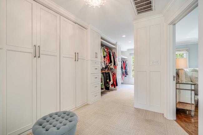 280 Ridgeway Road Woodside, CA 94062 - Photo 42 of 65 a view of walk in closet with clothes and shoes