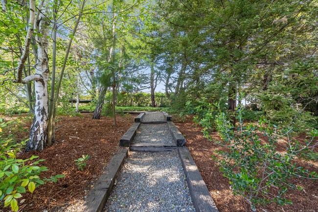 280 Ridgeway Road Woodside, CA 94062 - Photo 59 of 65 a view of a pathway with a yard