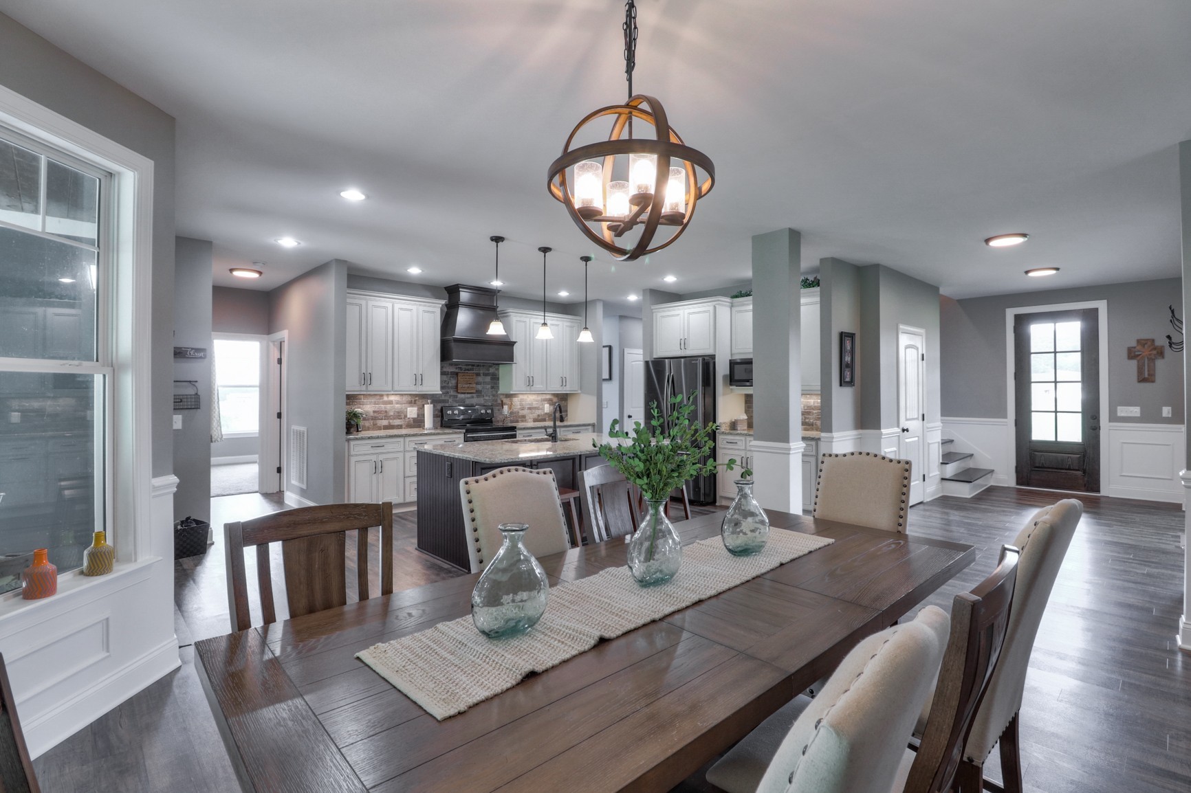 2740 Old Shannon Road Lebanon, TN 37090 - Photo 27 of 50 a view of a dining room with furniture wooden floor and a chandelier