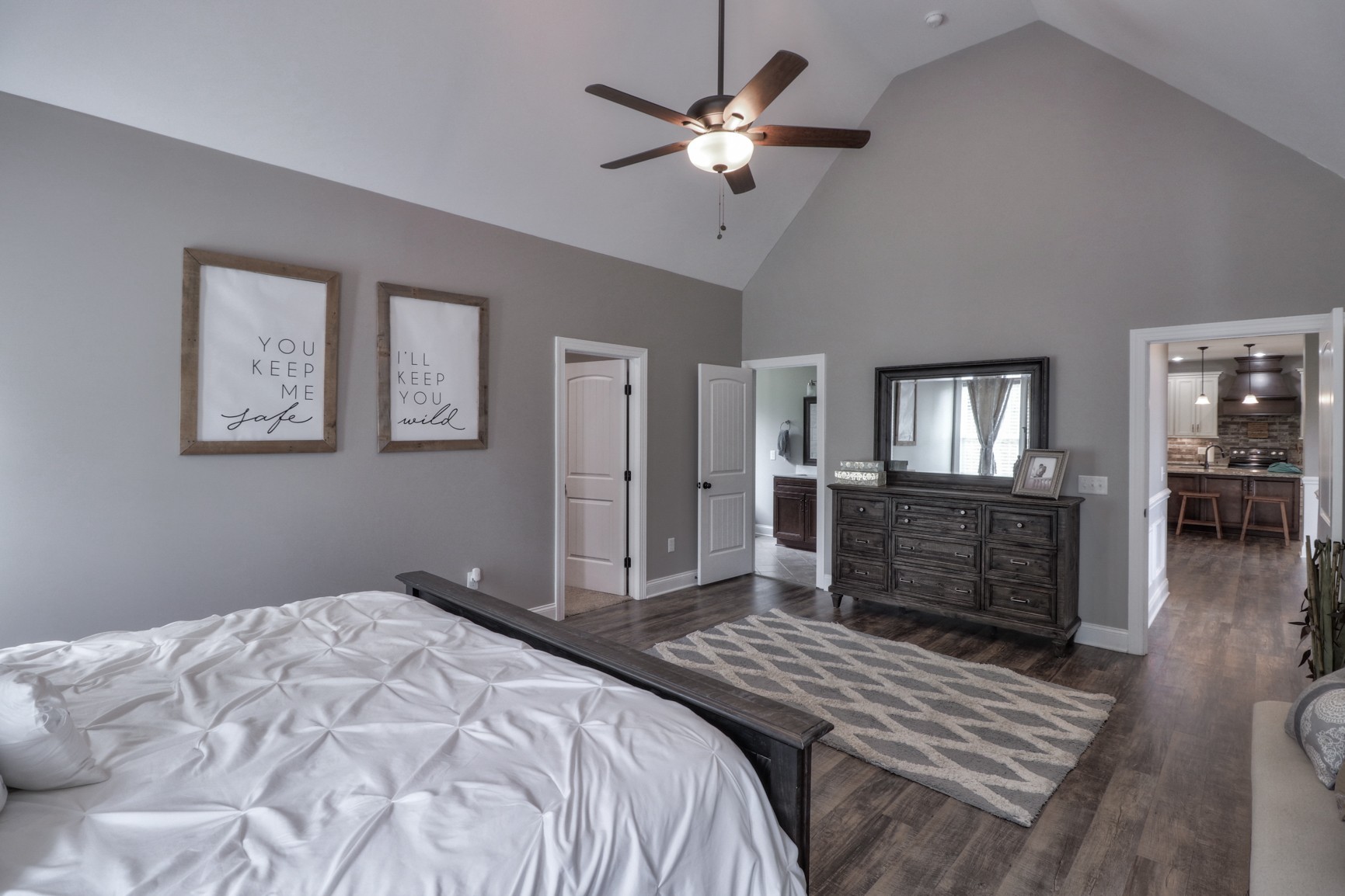 2740 Old Shannon Road Lebanon, TN 37090 - Photo 33 of 50 a bedroom with a bed chandelier and a window
