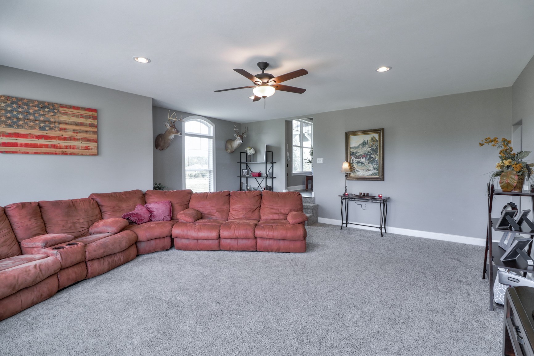 2740 Old Shannon Road Lebanon, TN 37090 - Photo 39 of 50 a living room with furniture and a chandelier