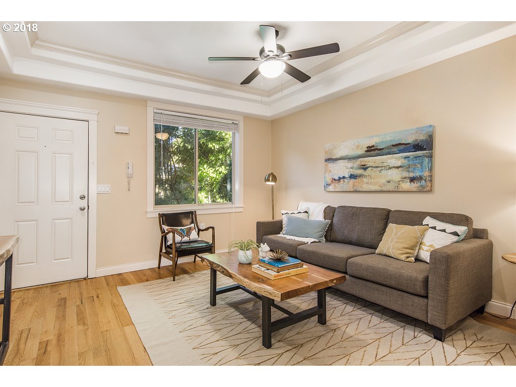 1126 Northeast 60th Avenue Portland, OR 97213 - Photo 5 of 25 a living room with furniture and a large window