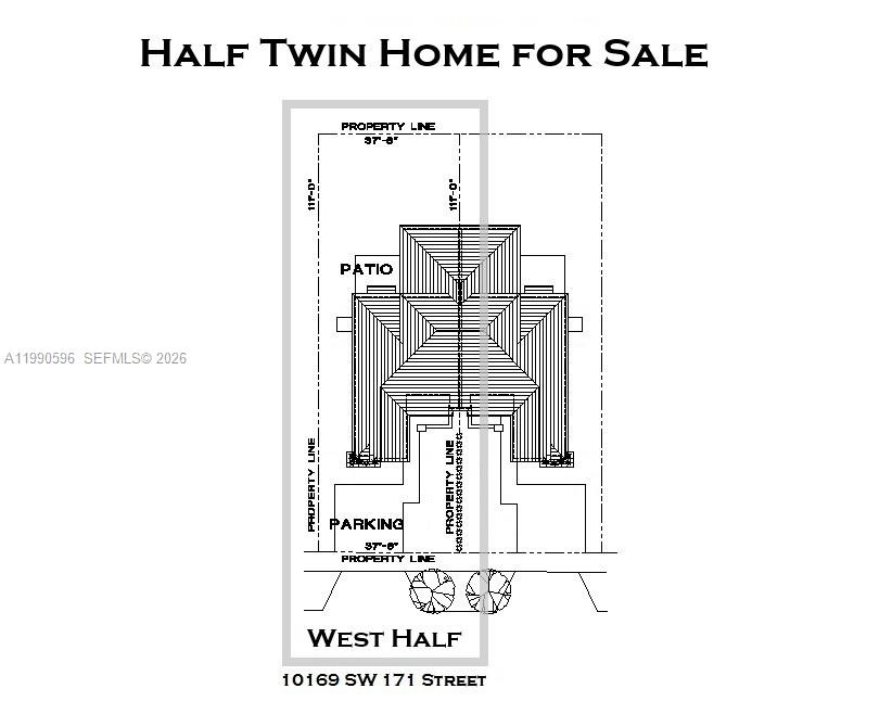 10169 Southwest 171st Street Miami, FL 33157 - Photo 9 of 33 Site Plan