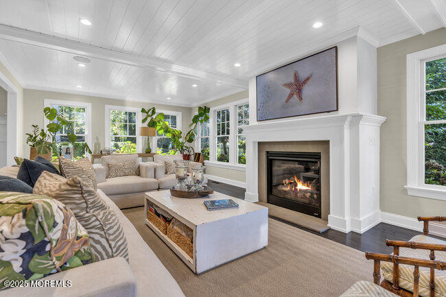 12 Red Oak Drive Spring Lake, NJ 07762 - Photo 44 of 79 a living room with furniture and a fireplace